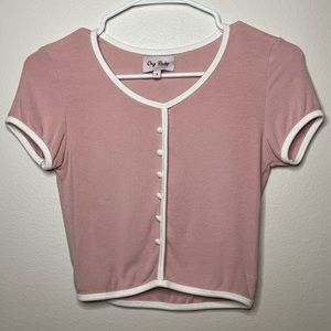 RARE Crybaby Nicolette Button Top